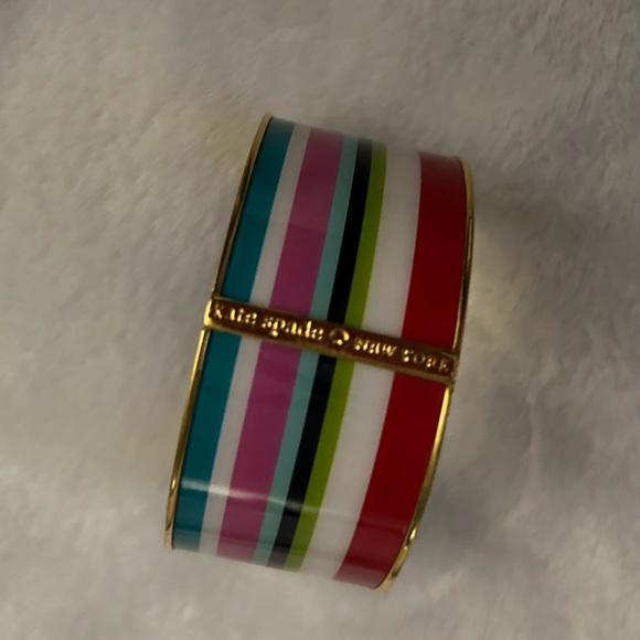 Like New Kate Spade New York Multi-Stripe Slip-On Bangle OS - Picture 12 of 12